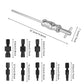 9pcs Disassembly Tools Auto Repairing Tool 8-32mm Blind Hole Inner Bearing Puller Set Remover Slide Hammer Internal Kit