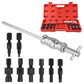 9pcs Disassembly Tools Auto Repairing Tool 8-32mm Blind Hole Inner Bearing Puller Set Remover Slide Hammer Internal Kit