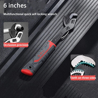 ⏳Limited-time 50% off💥Industrial Grade Multifunctional Self-locking Pipe Wrench Tool