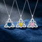 ⏳Limited-time 50% off💥Birthstone Celtic Trinity Knot Heart Necklace✨ Heart Shape Celtic Trinity Knot Birthstone Pendant