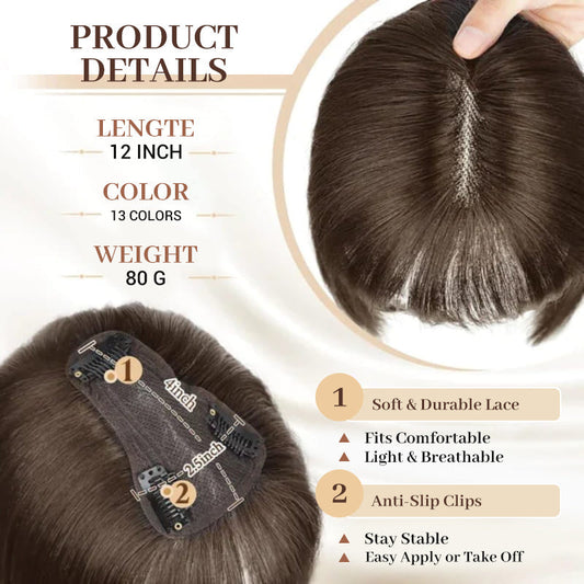 Coiffures naturelles avec franges pour femmes