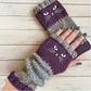 🎁 Promotion du dernier jour 50% DE RÉDUCTION 🐱 Gants tricotés pour femmes avec motif chat — Pour des mains au chaud et des doigts libres 🧶