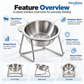 ⏳Time-Limited Special⏰15° Tilted Orthopaedic Feeding Bowl🥣🐾