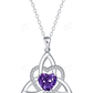⏳Limited-time 50% off💥Birthstone Celtic Trinity Knot Heart Necklace✨ Heart Shape Celtic Trinity Knot Birthstone Pendant