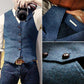 🧥 60% DE RÉDUCTION ! 👔 Gilet Premium pour Hommes – Laine Mérinos, Coupe Slim & Polyvalent Bureau/Sorties ✨