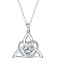 ⏳Limited-time 50% off💥Birthstone Celtic Trinity Knot Heart Necklace✨ Heart Shape Celtic Trinity Knot Birthstone Pendant