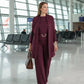 ⏳Offre spéciale à durée limitée⏰Élégant ensemble 3 pièces comprenant un long cardigan, un haut et un pantalon💞