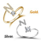 💍 50% DE RÉDUCTION! 💖 Bague Initiale d'Amour – Design Personnalisé, Finition Or & Hypoallergénique, Parfaite Pour Un Cadeau Romantique Ou Le Quotidien ✨