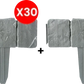 🌿 LIMITED-TIME 50% OFF! ✨ Imitation Stone Garden Fence – Realistic Look, Expandable