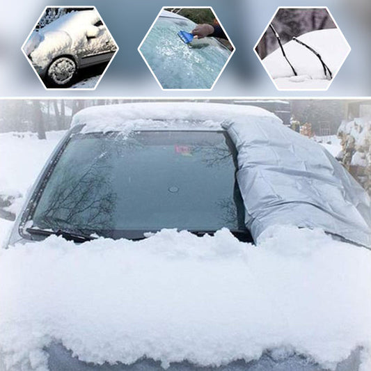 ⏳Limited-time 50% off💥Windshield Anti-Snow & Anti-Frost Cover with Mirror Protection – Ready-to-Drive in Any Weather!🔥