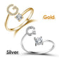 💍 50% DE RÉDUCTION! 💖 Bague Initiale d'Amour – Design Personnalisé, Finition Or & Hypoallergénique, Parfaite Pour Un Cadeau Romantique Ou Le Quotidien ✨