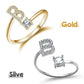 💍 50% DE RÉDUCTION! 💖 Bague Initiale d'Amour – Design Personnalisé, Finition Or & Hypoallergénique, Parfaite Pour Un Cadeau Romantique Ou Le Quotidien ✨