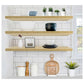 Sorbus Floating Shelves for Wall, 3 Pack ExtraLong Shelving