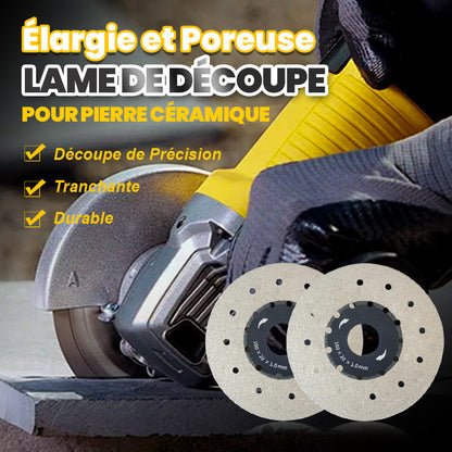 🎁 Achetez-en 1, obtenez-en 1 GRATUIT ! 🔪 Lame de coupe poreuse élargie pour la pierre et la céramique ✨