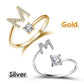 💍 50% DE RÉDUCTION! 💖 Bague Initiale d'Amour – Design Personnalisé, Finition Or & Hypoallergénique, Parfaite Pour Un Cadeau Romantique Ou Le Quotidien ✨