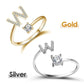 💍 50% DE RÉDUCTION! 💖 Bague Initiale d'Amour – Design Personnalisé, Finition Or & Hypoallergénique, Parfaite Pour Un Cadeau Romantique Ou Le Quotidien ✨