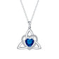 ⏳Limited-time 50% off💥Birthstone Celtic Trinity Knot Heart Necklace✨ Heart Shape Celtic Trinity Knot Birthstone Pendant