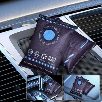 ⏳Limited-time 50% off💥❄️Dehumidification Bag Desiccant|Reusable Moisture Absorber with Color-Changing Indicator