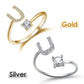 💍 50% DE RÉDUCTION! 💖 Bague Initiale d'Amour – Design Personnalisé, Finition Or & Hypoallergénique, Parfaite Pour Un Cadeau Romantique Ou Le Quotidien ✨