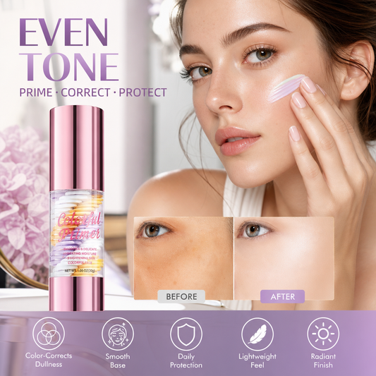 ⏳Limited-time 50% off💥Blur Pores & Redness Instantly! 3-in-1 Color-Correcting Primer