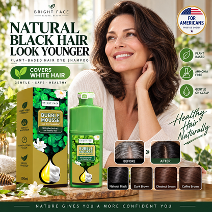 ⏳Limited-time 50% off💥Long‑Lasting Plant‑Based Foam Hair Dye｜Ammonia‑Free Easy DIY At‑Home Foam Hair Color
