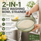 🍚 LIMITED TIME 50% OFF! Wash Rice Without Losing a Grain – Fine Mesh Colander Bowl with Handle. UK Stock ✨