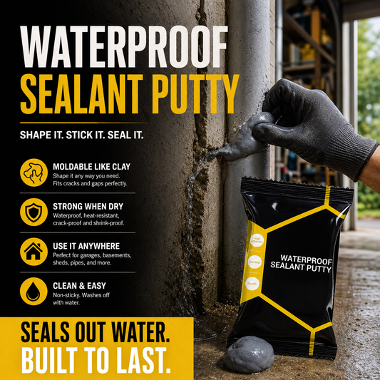 ⏳Limited-time 50% off💥 Waterproof Sealant Putty – Easy-to-Mold Filler for Pipe Openings & Wall Gaps