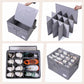👟 Shoe Organizer with Adjustable Dividers & Clear Cover 🔍