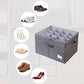 👟 Shoe Organizer with Adjustable Dividers & Clear Cover 🔍