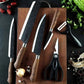 🔥🔪 PROMO LIMITÉE 50% ! Ensemble Couteaux de Chef Professionnels 6 Pièces – Acier Inoxydable, Manche Bois, Tranchant Durable, Texturé Martelé, Parfait pour Toutes Cuisines ✨