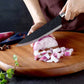🔥🔪 PROMO LIMITÉE 50% ! Ensemble Couteaux de Chef Professionnels 6 Pièces – Acier Inoxydable, Manche Bois, Tranchant Durable, Texturé Martelé, Parfait pour Toutes Cuisines ✨