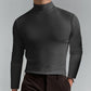 👕T-shirt Homme à Col Montant✨Coupe Adjustable et Tissu Respirant, Idéal pour Sport ou Quotidien🏃‍♂️