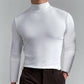 👕T-shirt Homme à Col Montant✨Coupe Adjustable et Tissu Respirant, Idéal pour Sport ou Quotidien🏃‍♂️