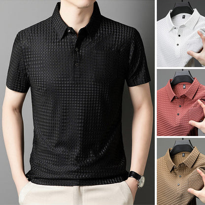 👔✨ Chemise Homme Texturée à Manches Courtes – 50% DE RÉDUCTION ! Texture moderne, coupe décontractée, tissu respirant – parfaite pour le travail & le week-end. 🔥💨