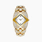 Retro Quartz Watch with Sparkling Rhinestones