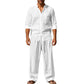 Ensemble chemise et pantalon respirant pour hommes