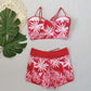 🏖️2026 Nouveau design👙✨Ensemble de maillots de bain deux pièces imprimé pour femme