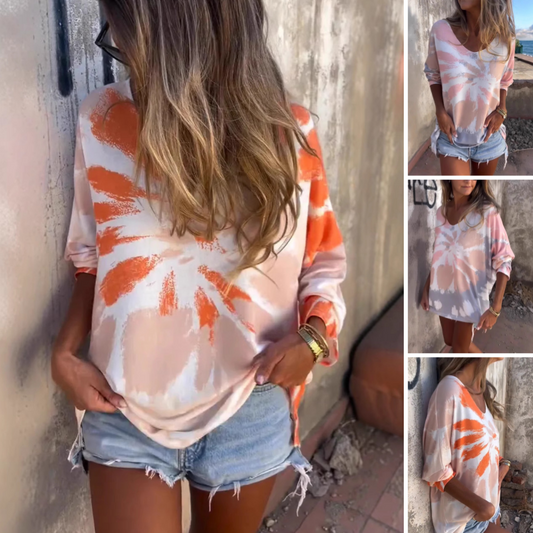 T-shirt oversize tie-dye pour femme