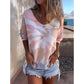 T-shirt oversize tie-dye pour femme