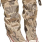 💗 PROMOTION DERNIER JOUR -55% DE RÉDUCTION 💗 Bottes mi-mollet rétro plates et souples en toile pour femmes