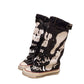 💗 PROMOTION DERNIER JOUR -55% DE RÉDUCTION 💗 Bottes mi-mollet rétro plates et souples en toile pour femmes