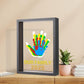 Family Handprint Set🖐️🎨 | Keepsake Frame Kit for 2-8 Members | Non-Toxic Paint Included 🎁✨