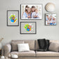 Family Handprint Set🖐️🎨 | Keepsake Frame Kit for 2-8 Members | Non-Toxic Paint Included 🎁✨