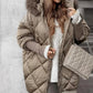 ❄️Soldes d'hiver❄️Parka mi-longue pour femme à manches tricotées✈️Livraison gratuite✈️