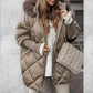 ❄️Soldes d'hiver❄️Parka mi-longue pour femme à manches tricotées✈️Livraison gratuite✈️