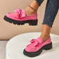 Mocassins à Plateau Élégants et Féminins avec Nœud