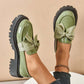 Mocassins à Plateau Élégants et Féminins avec Nœud