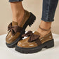 Mocassins à Plateau Élégants et Féminins avec Nœud