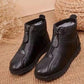 Bottines d'hiver chaudes à fermeture éclair pour femme