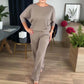 ⏳Offre spéciale à durée limitée⏰Élégant ensemble 3 pièces comprenant un long cardigan, un haut et un pantalon💞